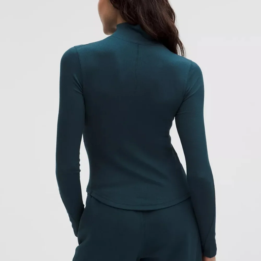 Hold Tight Long-Sleeve Turtleneck, Indochine Blue, Size 2, NWT - Picture 3 of 7